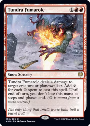 Tundra Fumarole (156), Promo Pack: Kaldheim — Magic card price