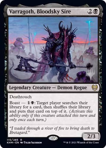 Varragoth, Bloodsky Sire (115), Promo Pack: Kaldheim — Magic card price