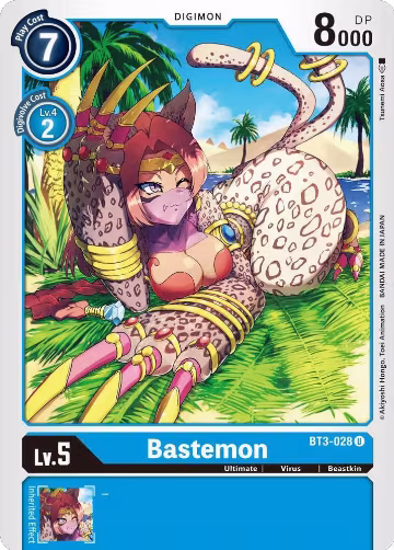 Bastemon (BT3-028 U), Release Special Booster 1.5 — Digimon card price