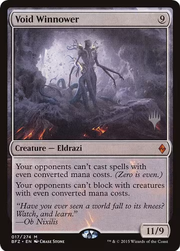 Void Winnower (17), Promo Pack: Kaldheim — Magic card price