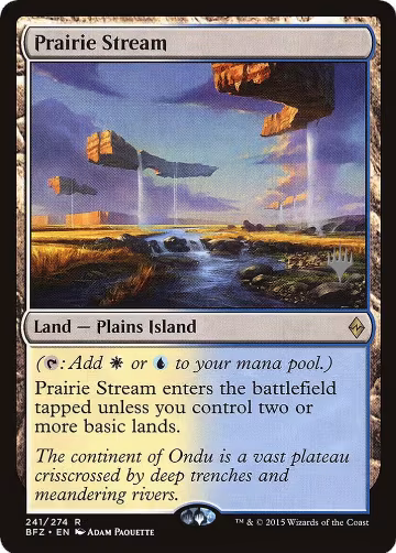 Prairie Stream (241), Promo Pack: Kaldheim — Magic card price
