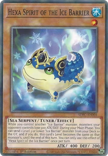 Hexa Spirit of the Ice Barrier (SDFC-EN004), Structure Deck: Freezing Chains — Yu-Gi-Oh! card price