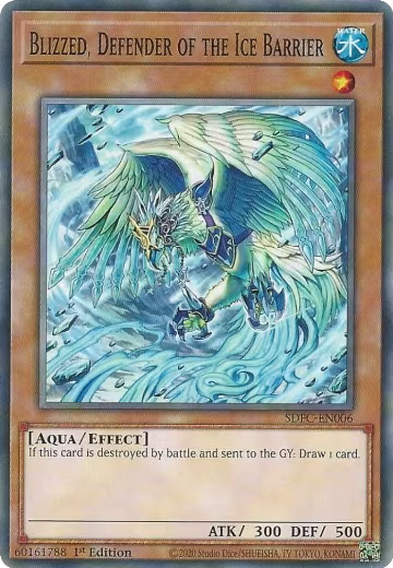 Blizzed, Defender of the Ice Barrier (SDFC-EN006), Structure Deck: Freezing Chains — Yu-Gi-Oh! card price
