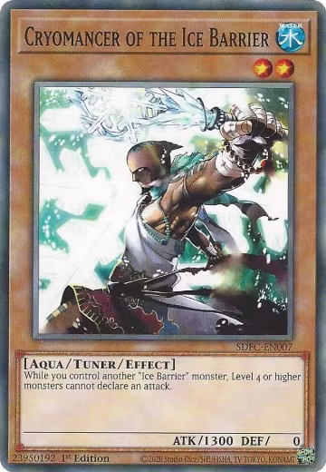 Cryomancer of the Ice Barrier (SDFC-EN007), Structure Deck: Freezing Chains — Yu-Gi-Oh! card price
