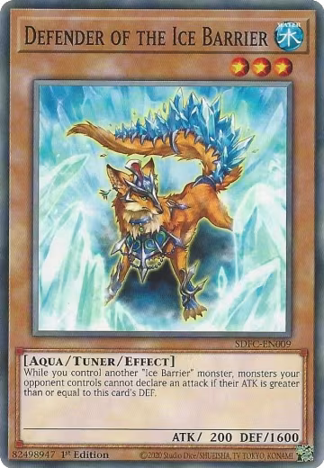 Defender of the Ice Barrier (SDFC-EN009), Structure Deck: Freezing Chains — Yu-Gi-Oh! card price