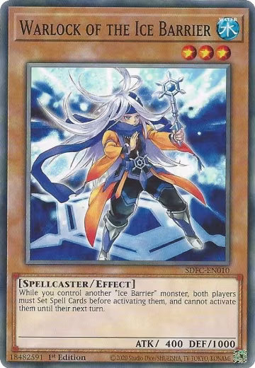 Warlock of the Ice Barrier (SDFC-EN010), Structure Deck: Freezing Chains — Yu-Gi-Oh! card price