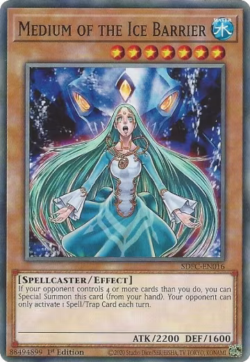 Medium of the Ice Barrier (SDFC-EN016), Structure Deck: Freezing Chains — Yu-Gi-Oh! card price
