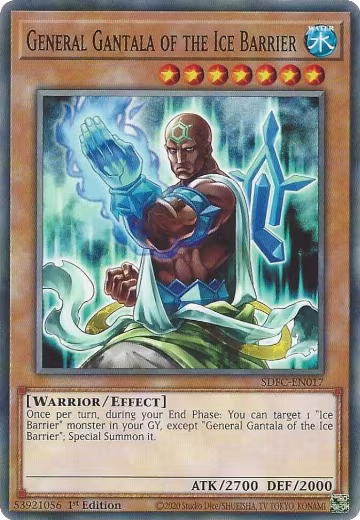 General Gantala of the Ice Barrier (SDFC-EN017), Structure Deck: Freezing Chains — Yu-Gi-Oh! card price