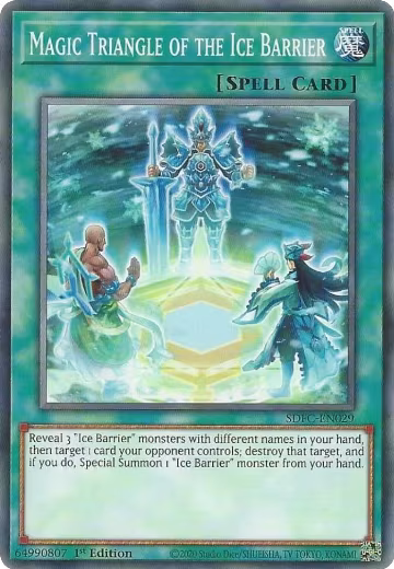Magic Triangle of the Ice Barrier (SDFC-EN029), Structure Deck: Freezing Chains — Yu-Gi-Oh! card price