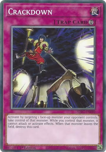 Crackdown (SDFC-EN040), Structure Deck: Freezing Chains — Yu-Gi-Oh! card price