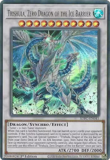 Trishula, Zero Dragon of the Ice Barrier (SDFC-EN041) — card price