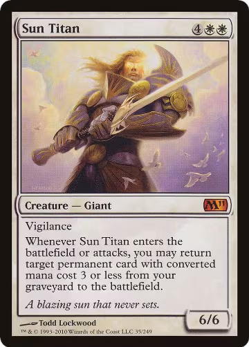 Sun Titan (M11) (35), Oversize Cards — Magic card price
