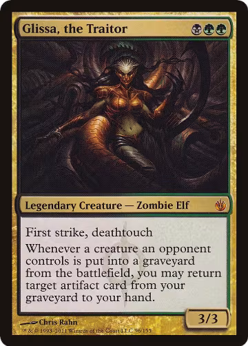 Glissa, the Traitor (Mirrodin Besieged) (96), Oversize Cards — Magic card price