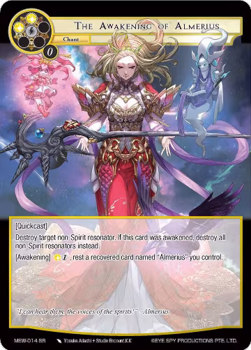 The Awakening of Almerius (MSW-014), The Magic Stone War - Zero — Force of Will card price