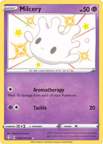 Milcery (SV057/SV122), Shining Fates: Shiny Vault — Pokémon card price