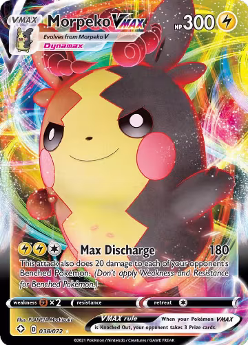 Morpeko VMAX (038/072), Shining Fates — Pokémon card price