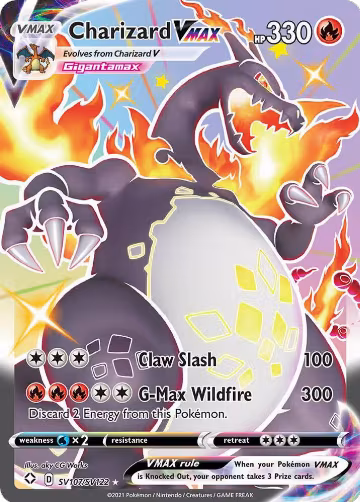 Charizard VMAX (SV107/SV122) — card price