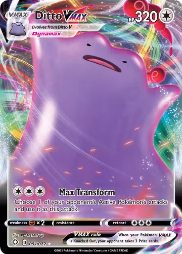 Ditto VMAX (051/072) — card price