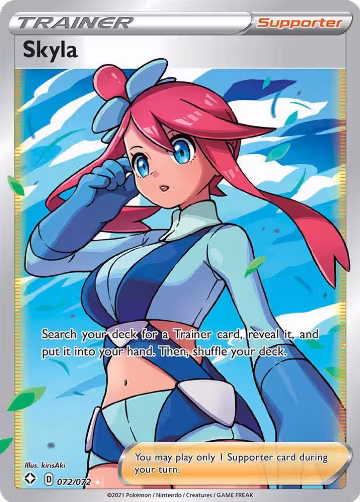 Skyla (Full Art) (072/072) — card price