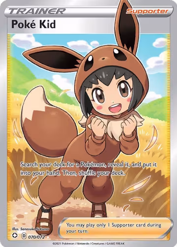 Poke Kid (Full Art) (070/072) — card price