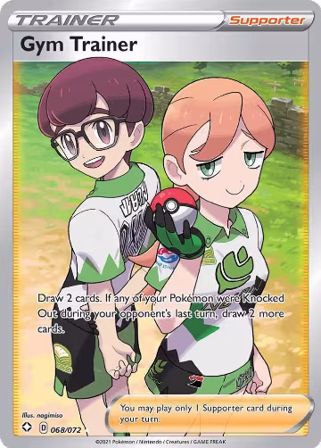 Gym Trainer (Full Art) (068/072), Shining Fates — Pokémon card price