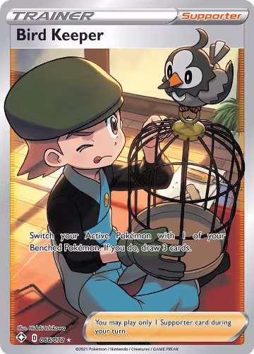 Bird Keeper (Full Art) (066/072), Shining Fates — Pokémon card price