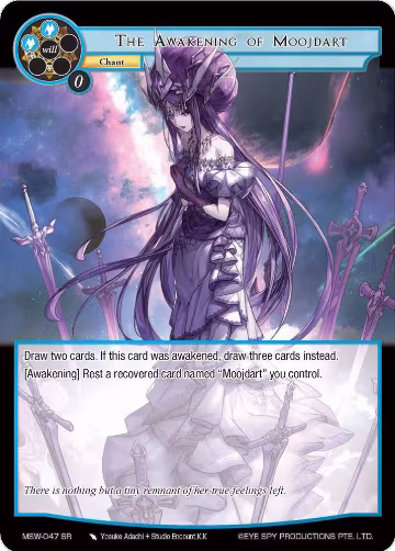 The Awakening of Moojdart (MSW-047), The Magic Stone War - Zero — Force of Will card price