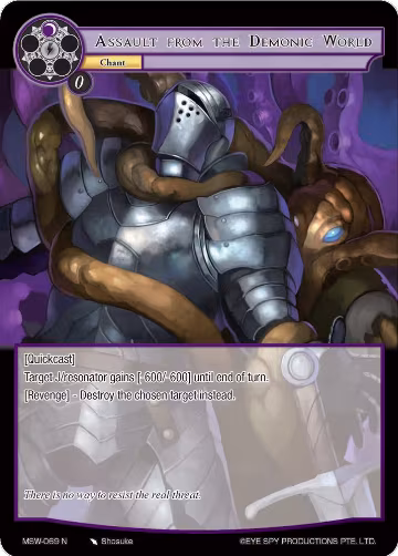 Assault from the Demonic World (MSW-069), The Magic Stone War - Zero — Force of Will card price