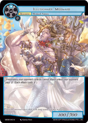 Illusionary Mermaid (MSW-040), The Magic Stone War - Zero — Force of Will card price