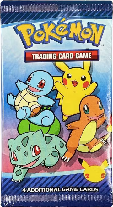 McDonald's 25th Anniversary Booster Pack, McDonald's 25th Anniversary Promos — Pokémon sealed product price