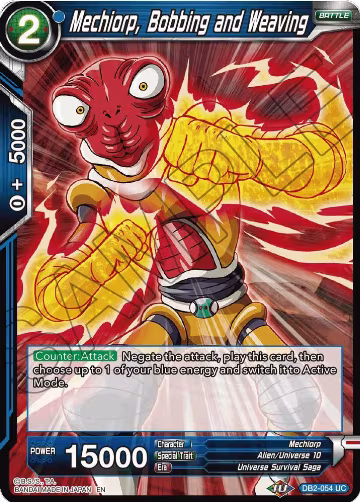 Mechiorp, Bobbing and Weaving (Reprint) (DB2-054), Battle Evolution Booster — DB Super card price