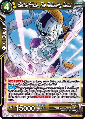 Mecha-Frieza, The Returning Terror (Reprint) (BT1-090), Battle Evolution Booster — DB Super card price