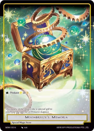 Moonbreeze's Memoria (MSW-100), The Magic Stone War - Zero — Force of Will card price