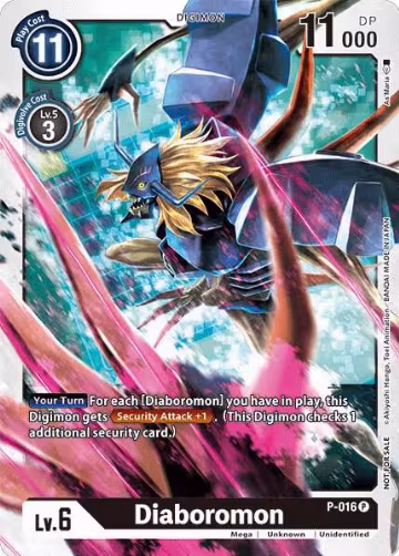 Diaboromon - P-016 (P-016 P), Digimon Promotion Cards — Digimon card price
