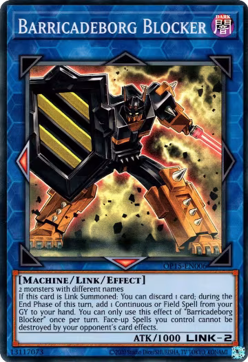 Barricadeborg Blocker (OP15-EN006), OTS Tournament Pack 15 — Yu-Gi-Oh! card price
