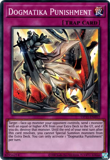 Dogmatika Punishment (OP15-EN012), OTS Tournament Pack 15 — Yu-Gi-Oh! card price