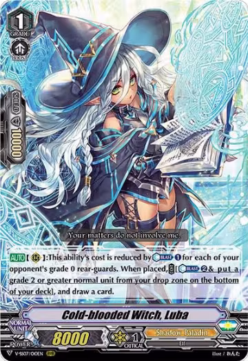 Cold-blooded Witch, Luba (V-SS07/010EN), V-SS07: Clan Selection Plus Vol.1 — Vanguard card price