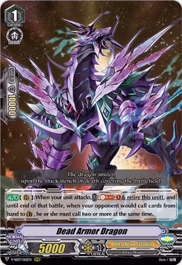 Dead Armor Dragon (V-SS07/012EN), V-SS07: Clan Selection Plus Vol.1 — Vanguard card price