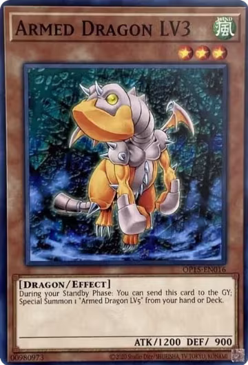 Armed Dragon LV3 (OP15-EN016), OTS Tournament Pack 15 — Yu-Gi-Oh! card price