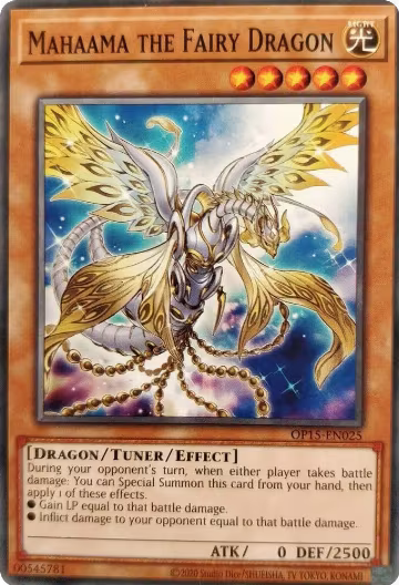 Mahaama the Fairy Dragon (OP15-EN025), OTS Tournament Pack 15 — Yu-Gi-Oh! card price