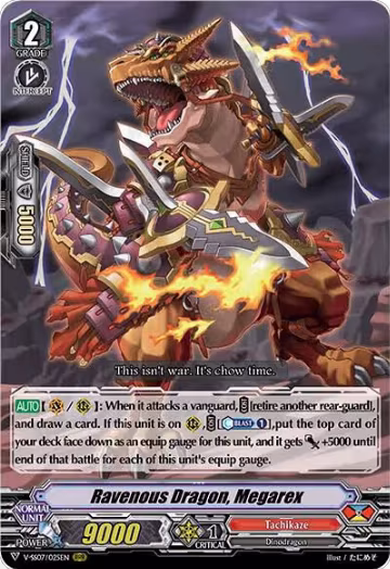 Ravenous Dragon, Megarex (V-SS07/025EN), V-SS07: Clan Selection Plus Vol.1 — Vanguard card price