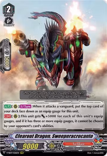 Clearout Dragon, Sweeperacrocanto (V-SS07/026EN), V-SS07: Clan Selection Plus Vol.1 — Vanguard card price