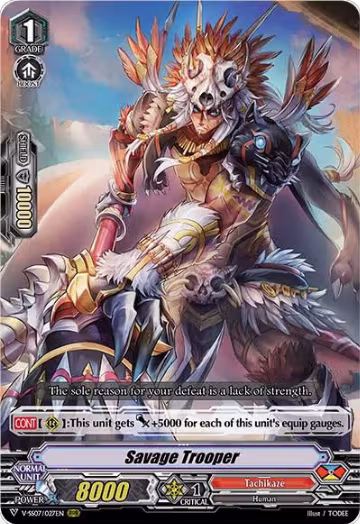 Savage Trooper (V-SS07/027EN), V-SS07: Clan Selection Plus Vol.1 — Vanguard card price