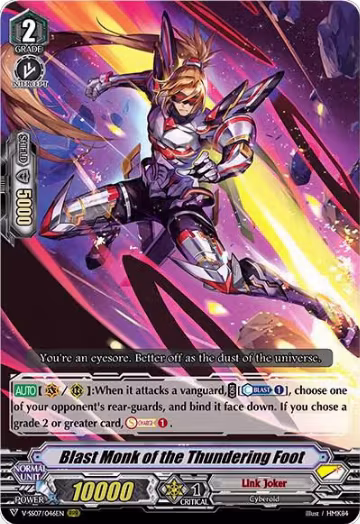 Blast Monk of the Thundering Foot (V-SS07/046EN), V-SS07: Clan Selection Plus Vol.1 — Vanguard card price