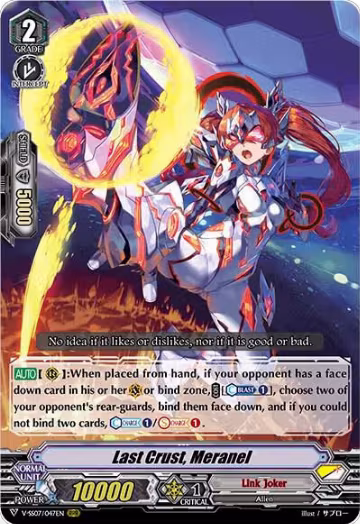Last Crust, Meranel (V-SS07/047EN), V-SS07: Clan Selection Plus Vol.1 — Vanguard card price