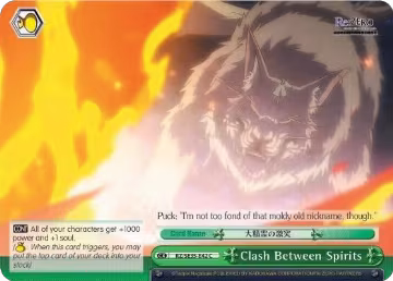 Clash Between Spirits (RZ/SE35-E42 C), ZERO: The Frozen Bond — Weiß Schwarz card price