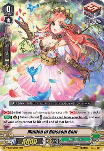 Maiden of Blossom Rain (V-SS07/084EN), V-SS07: Clan Selection Plus Vol.1 — Vanguard card price