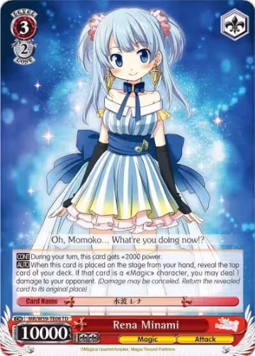 Rena Minami (MR/W59-TE08 TD), Magia Record: Puella Magi Madoka Magica [Side Story] (Mobile) — Weiß Schwarz card price
