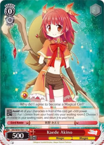 Kaede Akino (MR/W59-TE01 TD), Magia Record: Puella Magi Madoka Magica [Side Story] (Mobile) — Weiß Schwarz card price