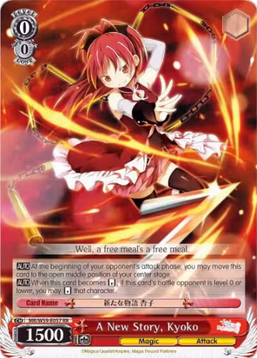 A New Story, Kyoko (MR/W59-E057 RR), Magia Record: Puella Magi Madoka Magica [Side Story] (Mobile) — Weiß Schwarz card price